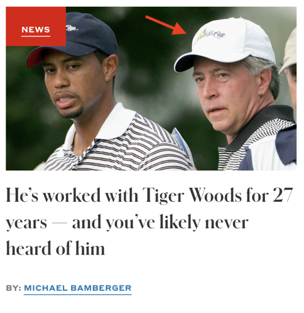 he worked with tiger woods